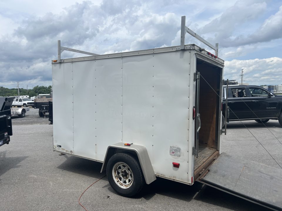 Used 2015 Wells Cargo 6x10 3K Ramp Door Cargo / Enclosed Trailer