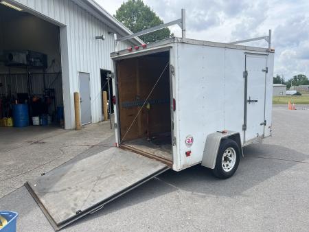 Used 2015 Wells Cargo 6x10 3K Ramp Door Cargo / Enclosed Trailer