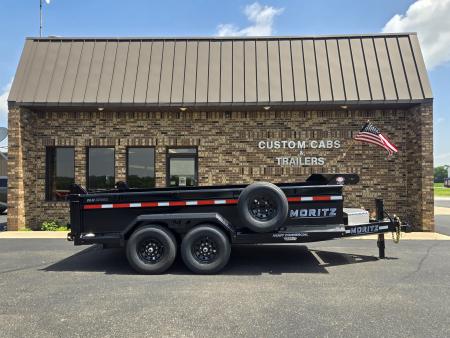 New 2026 Moritz International 6'10 x14' 14K Dump Trailer