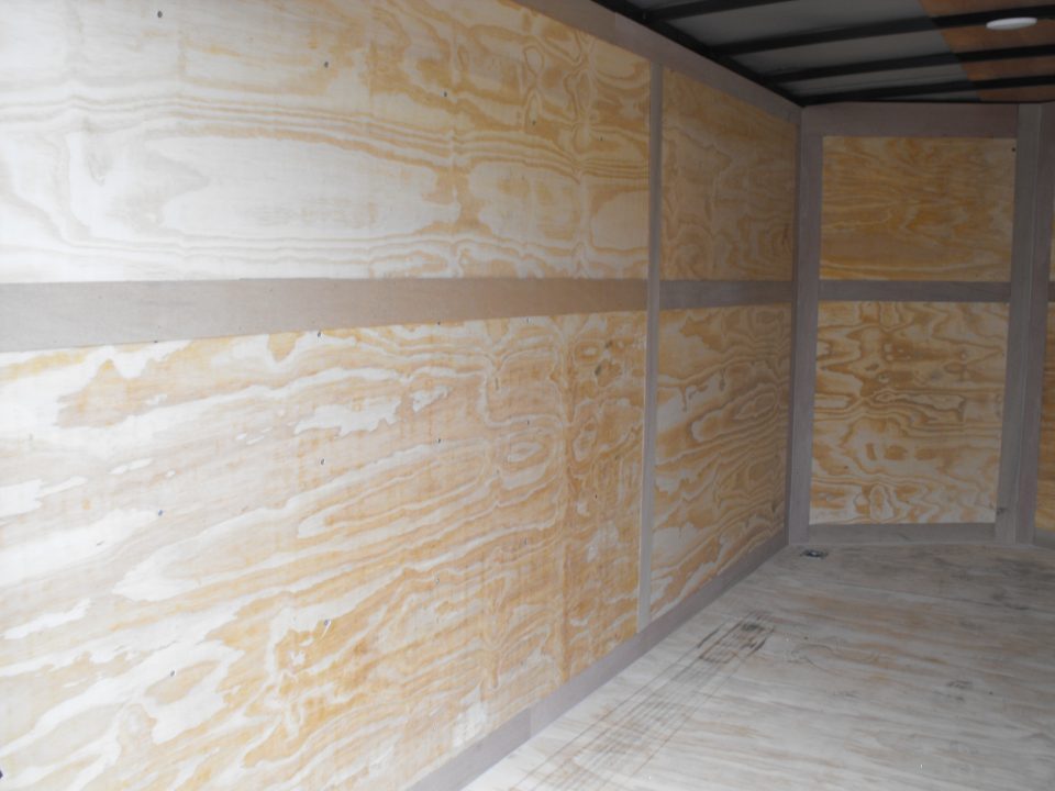New Enclosed Trailer 7 x 14 RAMP 7000 GVWR 7' Interior Silver Mist