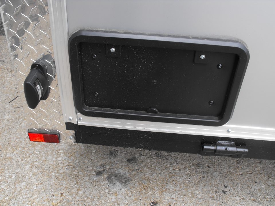 New Enclosed Trailer 7 x 14 RAMP 7000 GVWR 7' Interior Silver Mist