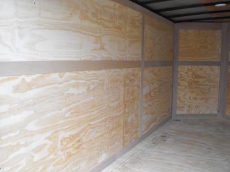 New Enclosed Trailer 7 x 14 RAMP 7000 GVWR 7' Interior Silver Mist