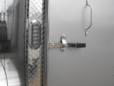 New Enclosed Trailer 7 x 14 RAMP 7000 GVWR 7' Interior Silver Mist