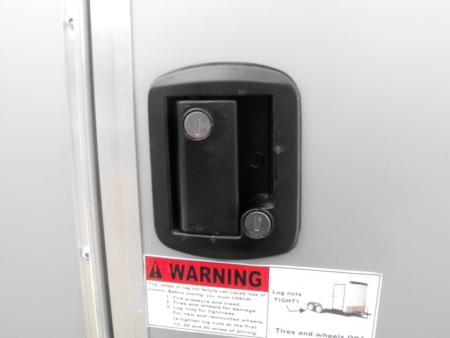 New Enclosed Trailer 7 x 14 RAMP 7000 GVWR 7' Interior Silver Mist