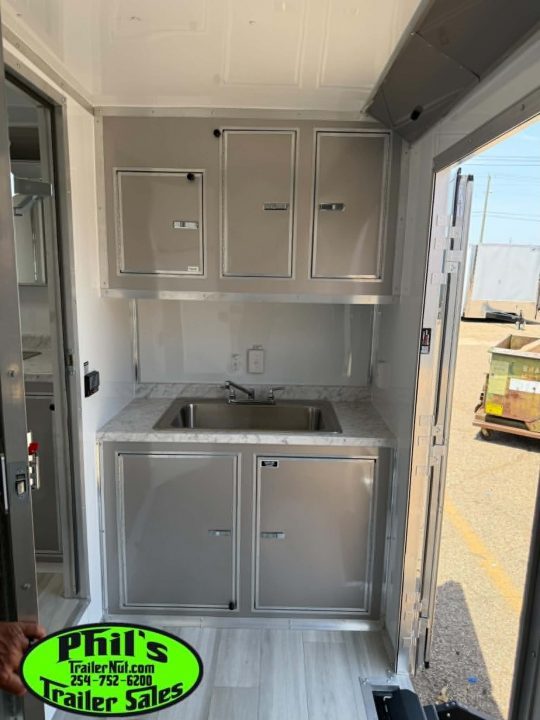 New 2026 Continental Cargo 8.5X24 OFFICE / JOBSITE TRAILER Office Trailer MINI SPLIT, REFRIGERATOR, BATHROOM PACKAGE & MORE!
