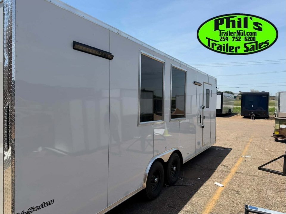 New 2026 Continental Cargo 8.5X24 OFFICE / JOBSITE TRAILER Office Trailer MINI SPLIT, REFRIGERATOR, BATHROOM PACKAGE & MORE!