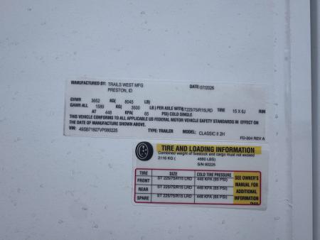New 2026 Trails West 2H BP Classic Horse Trailer
