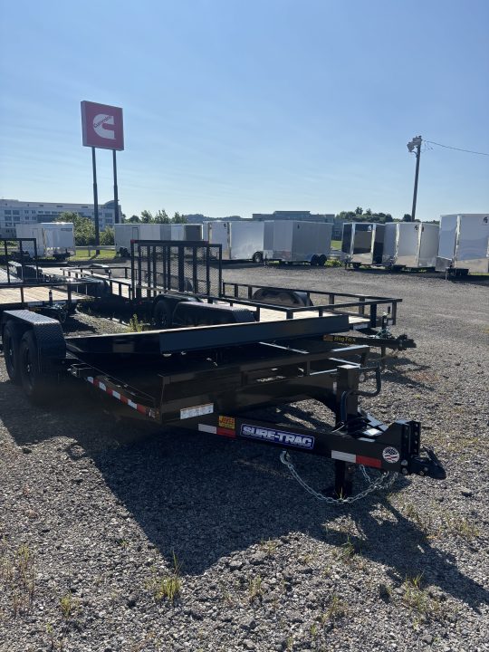 New 2026 Sure-Trac 7x18 Tilt Equipment Trailer