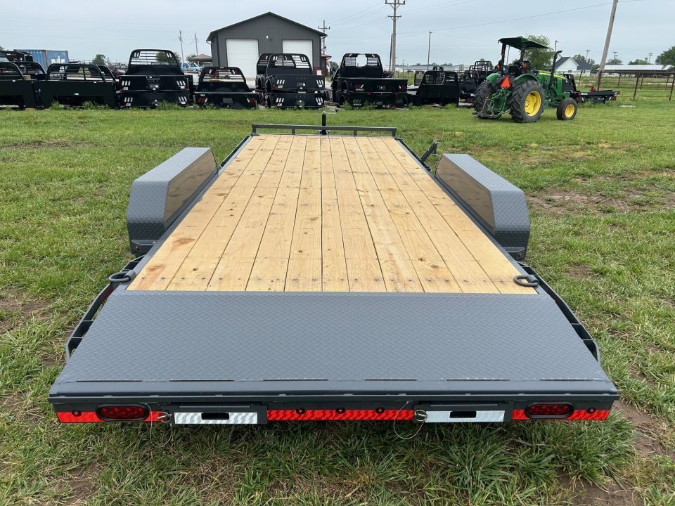 New 2026 Lamar 83x20 Tandem 10K Carhauler w/ 2' Dove & Slide In Ramps