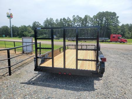 New 2026 Top Hat Trailers 14' x 77" LDX Tandem Axle Utility Trailer