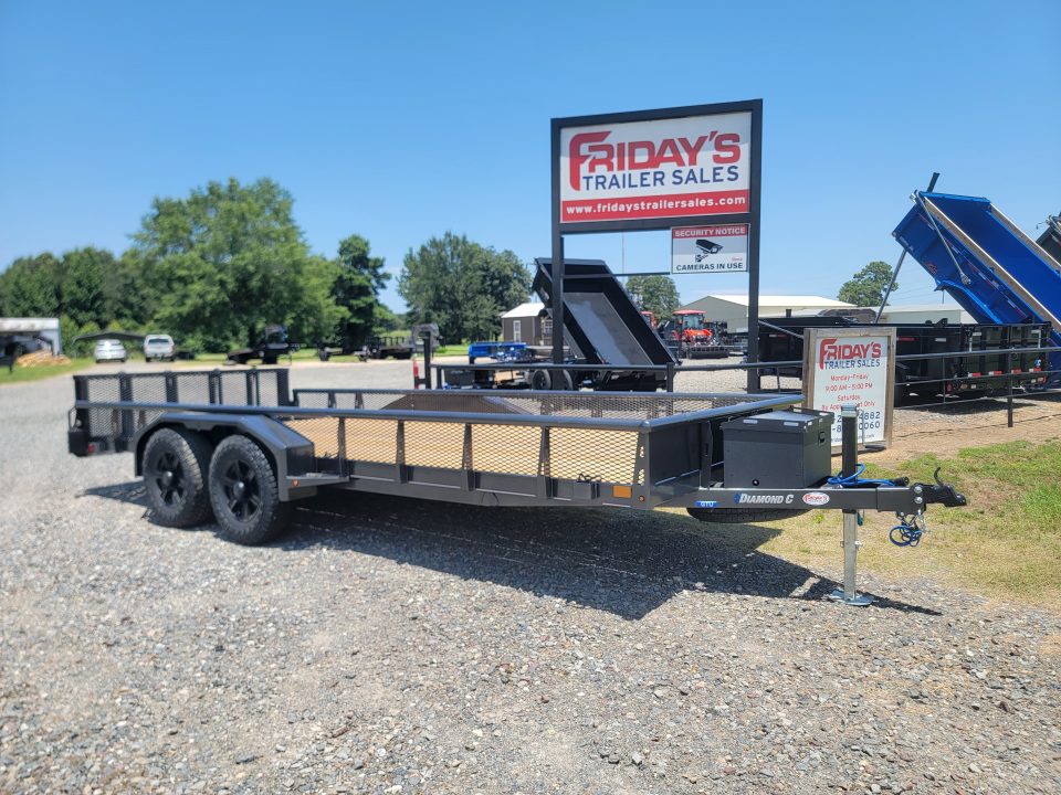 New 2026 Diamond C Trailers GTU235 18' x 83" Venture Series Tandem Axle Utility Trailer