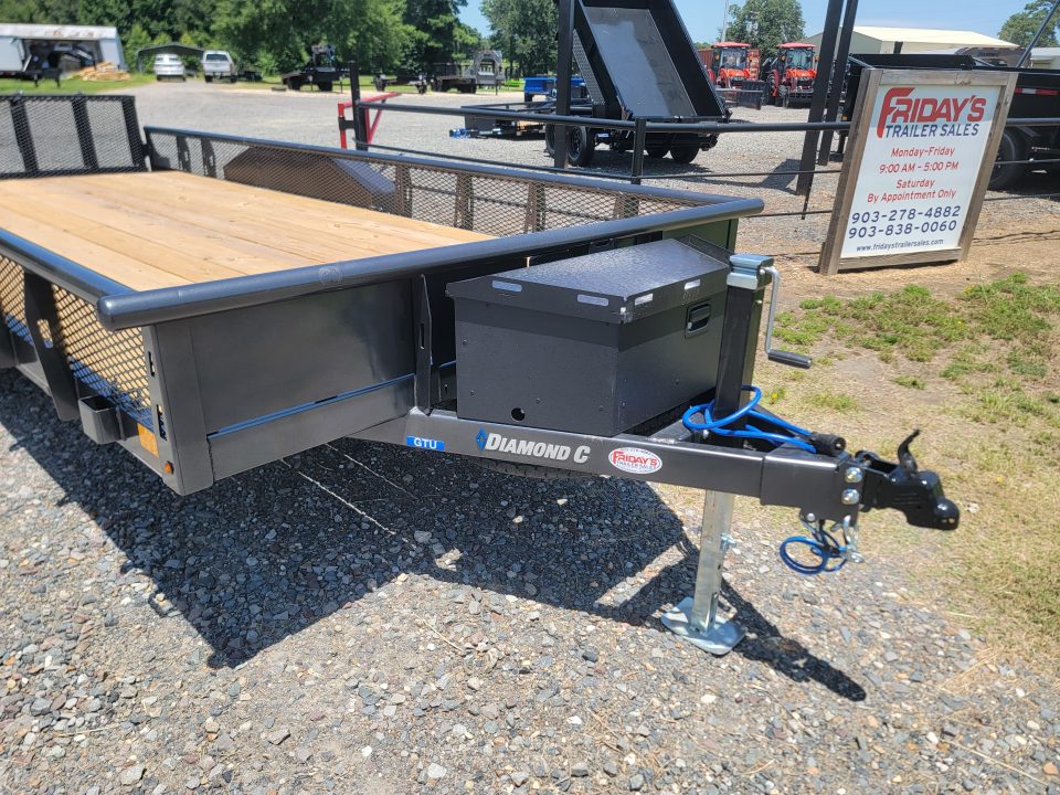 New 2026 Diamond C Trailers GTU235 18' x 83" Venture Series Tandem Axle Utility Trailer