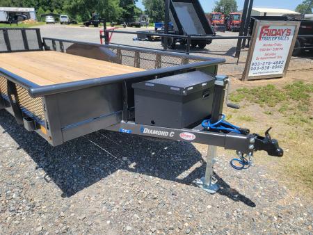 New 2026 Diamond C Trailers GTU235 18' x 83" Venture Series Tandem Axle Utility Trailer