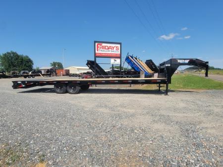 New 2026 Top Hat Trailers GN159 LO PROFILE Flatbed 30' x 102" Equipment Trailer