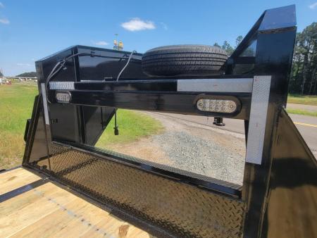 New 2026 Top Hat Trailers GN159 LO PROFILE Flatbed 30' x 102" Equipment Trailer