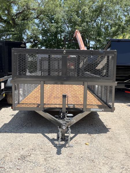 New 2026 Falcon Trailers 18x06.10 - TA - Smoke Charcoal Landscape Trailer