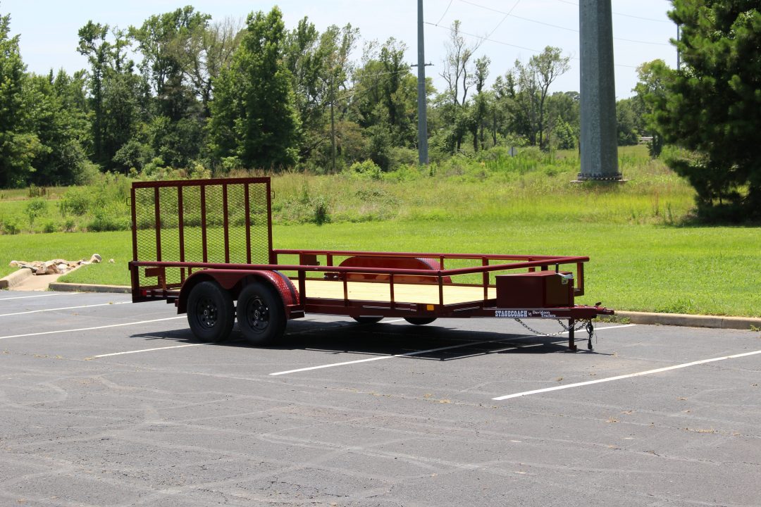 New 2026 Davidson Trailers 16X83 PIPE TOP W/ TOOL BOX TANDEM BRAKE AXLE SPRING ASSIST GATE Utility Trailer