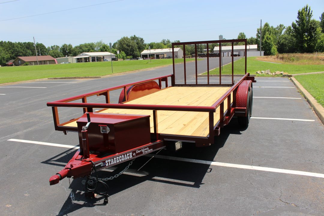 New 2026 Davidson Trailers 16X83 PIPE TOP W/ TOOL BOX TANDEM BRAKE AXLE SPRING ASSIST GATE Utility Trailer