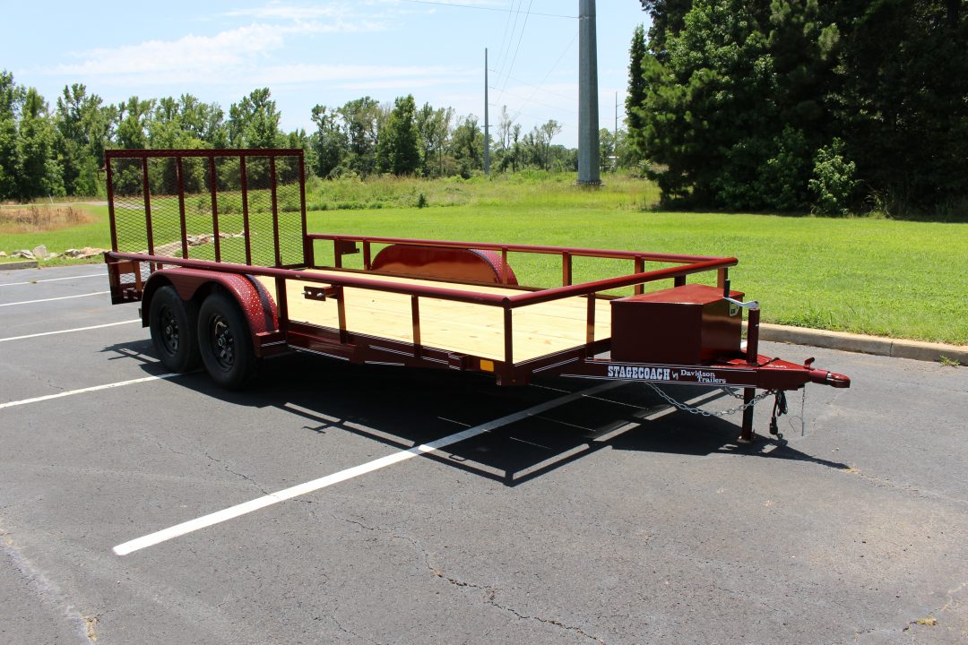 New 2026 Davidson Trailers 16X83 PIPE TOP W/ TOOL BOX TANDEM BRAKE AXLE SPRING ASSIST GATE Utility Trailer