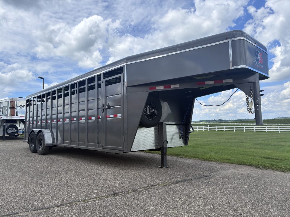 New 2027 S&S Manufacturing 24' Gooseneck Stock Trailer