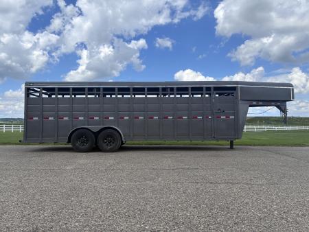 New 2027 S&S Manufacturing 24' Gooseneck Stock Trailer