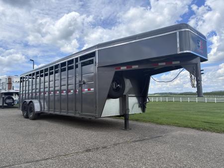New 2027 S&S Manufacturing 24' Gooseneck Stock Trailer