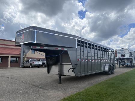 New 2027 S&S Manufacturing 24' Gooseneck Stock Trailer