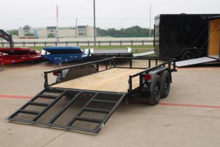 New 2026 Top Hat Trailers LDX 12'x77" Utility Trailer