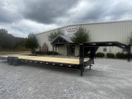 New 2026 Triple R 84X36 GOOSENECK 2 CAR HAULER 14K