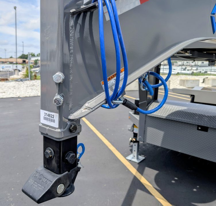 New HXD-210-GN-24' Gravity Tilt 102" Wide: 23K (GVWR), Drive Over Fenders, Gooseneck Equipment Trailer