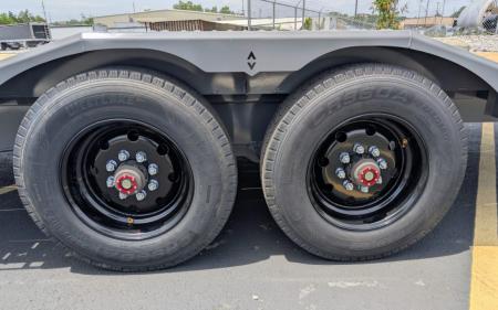 New HXD-210-GN-24' Gravity Tilt 102" Wide: 23K (GVWR), Drive Over Fenders, Gooseneck Equipment Trailer