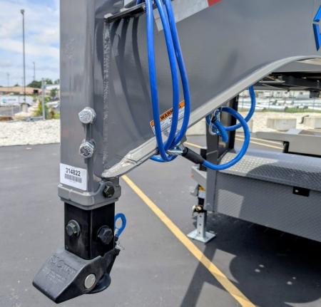 New HXD-210-GN-24' Gravity Tilt 102" Wide: 23K (GVWR), Drive Over Fenders, Gooseneck Equipment Trailer