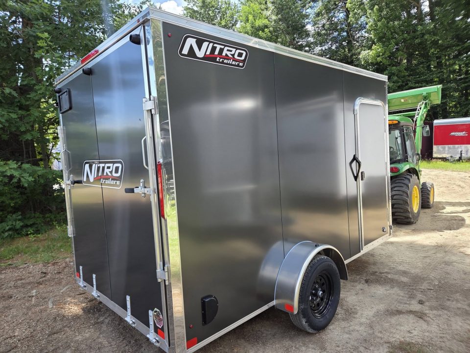 New 2027 Nitro 7x12 extra height aluminum cargo trailer with rear ramp torsion axle Cargo / Enclosed Trailer