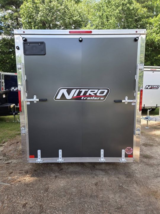 New 2027 Nitro 7x12 extra height aluminum cargo trailer with rear ramp torsion axle Cargo / Enclosed Trailer
