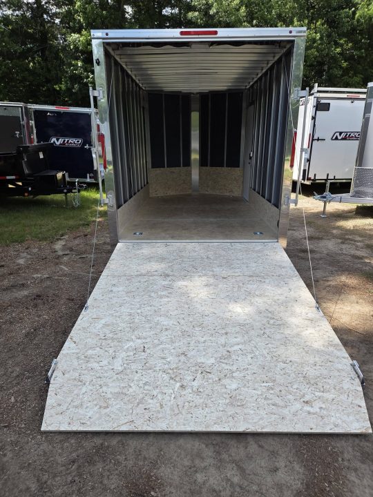 New 2027 Nitro 7x12 extra height aluminum cargo trailer with rear ramp torsion axle Cargo / Enclosed Trailer