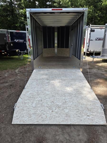 New 2027 Nitro 7x12 extra height aluminum cargo trailer with rear ramp torsion axle Cargo / Enclosed Trailer