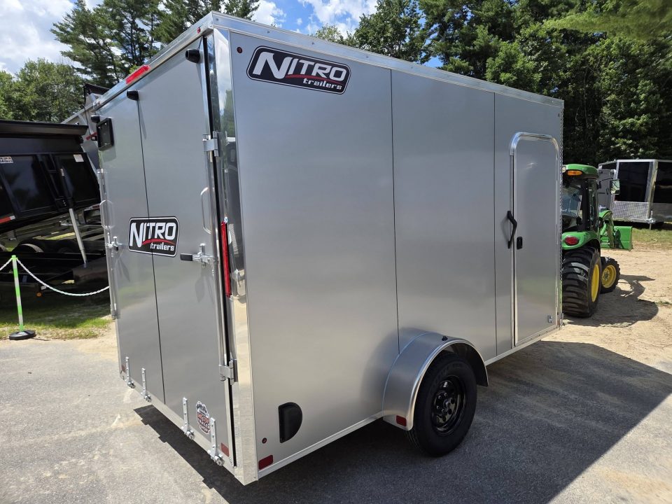 New 2027 Nitro 7x12 aluminum extra height cargo trailer poly core siding torsion axle Cargo / Enclosed Trailer
