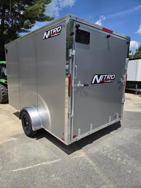 New 2027 Nitro 7x12 aluminum extra height cargo trailer poly core siding torsion axle Cargo / Enclosed Trailer
