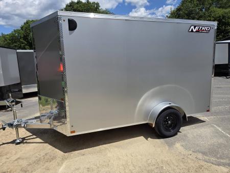 New 2027 Nitro 7x12 aluminum extra height cargo trailer poly core siding torsion axle Cargo / Enclosed Trailer