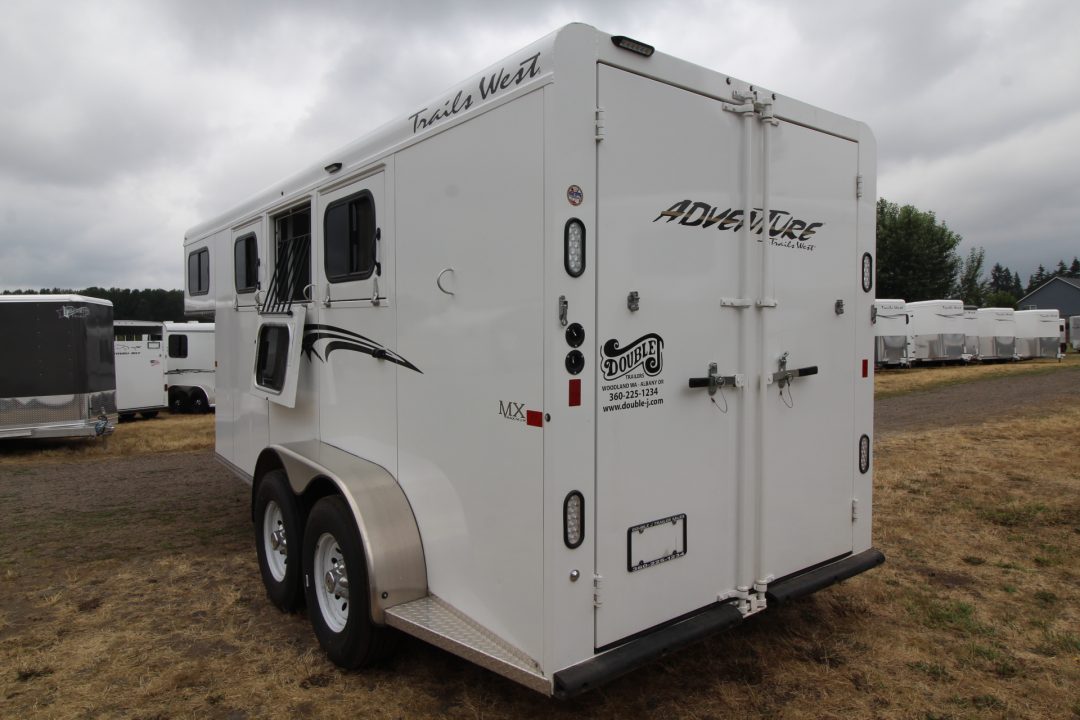 Used 2024 Trails West Adventure MX 4 Horse Trailer