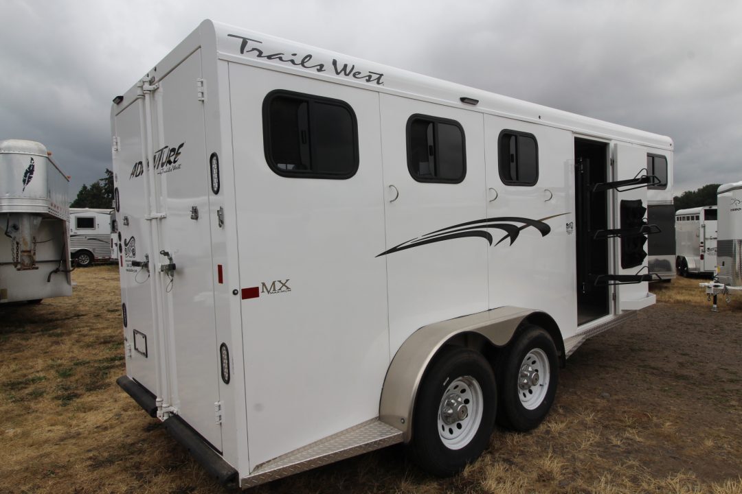 Used 2024 Trails West Adventure MX 4 Horse Trailer