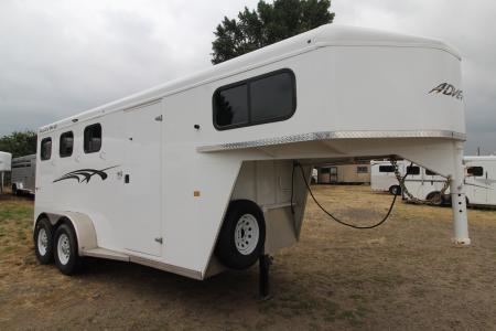 Used 2024 Trails West Adventure MX 4 Horse Trailer