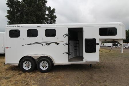 Used 2024 Trails West Adventure MX 4 Horse Trailer