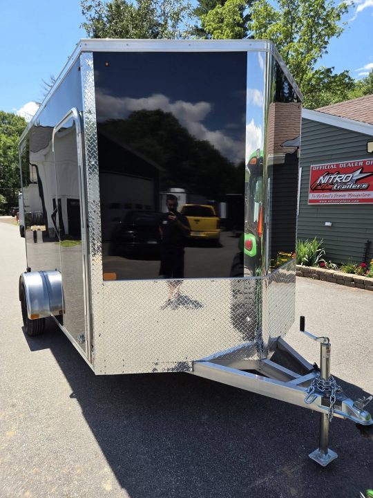 New 2027 Nitro 7X12 extra height aluminum cargo trailer with torsion axle extra height Cargo / Enclosed Trailer