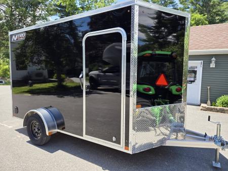 New 2027 Nitro 7X12 extra height aluminum cargo trailer with torsion axle extra height Cargo / Enclosed Trailer