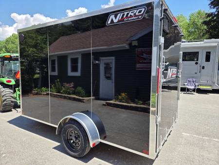 New 2027 Nitro 7X12 extra height aluminum cargo trailer with torsion axle extra height Cargo / Enclosed Trailer