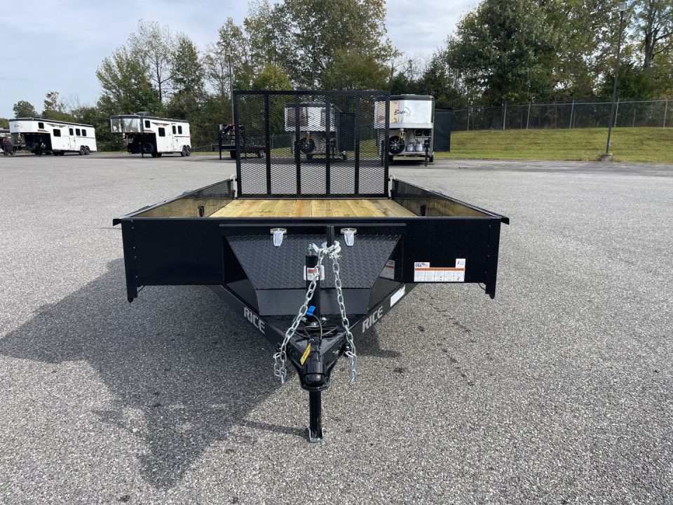 New 2026 Rice Trailers SST7612 Utility Trailer