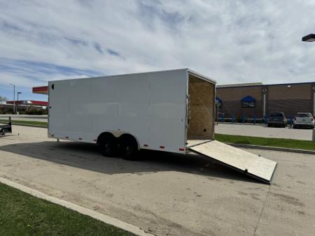 New LOWEST PRICES New 2027  Bighorn R&M 8.5x20 +2’ V 14K SUPERIOR QUALITY Rear Ramp Enclosed Cargo Trailer Car Hauler Trailer