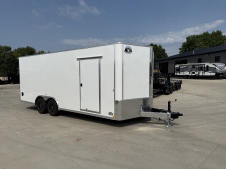 New 2027 R&M 8.5x20 + 2’V Rear Ramp Enclosed Cargo Trailer Car Hauler