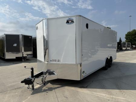 New 2027 R&M 8.5x20 + 2’V Rear Ramp Enclosed Cargo Trailer Car Hauler